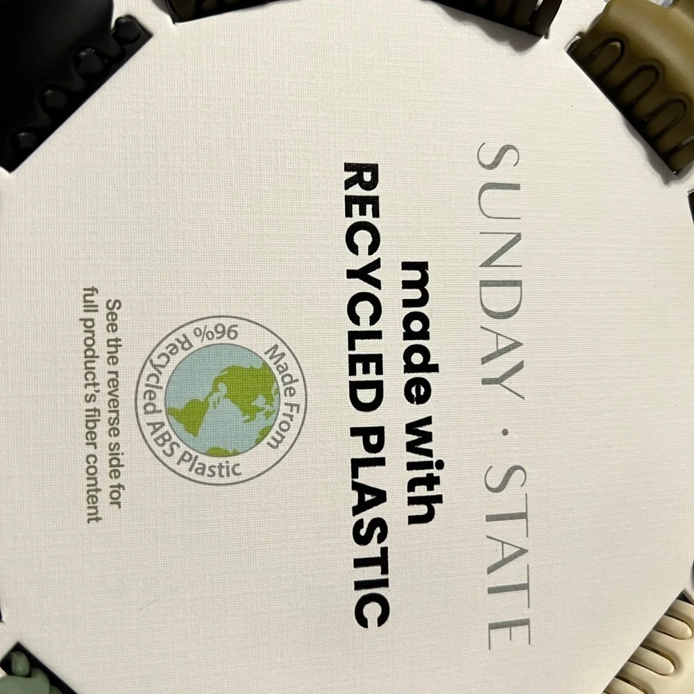 NEW Sunday State Hair Clips made with Recycled Plastic small size 12 clips